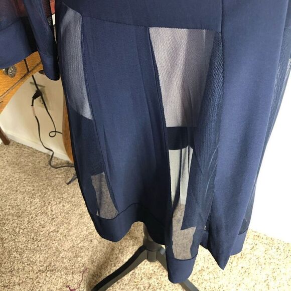 R&M Richards Sheer Duster Style Cardigan Size 16W - Picture 5 of 15